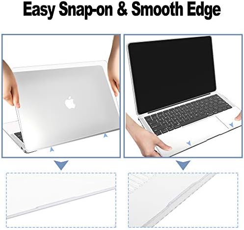 G jgoo компатибилен со MacBook Pro 16 Inch Case 2023 2022 2021 Ослободување M2 A2780 A2485 со M2 PRO/M2 MAX/M1 PRO/M1 MAX CHIP, пластична тврда