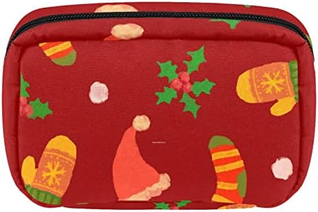 Чанта за шминка униси, Божиќна Торба За Козметика Сика Елен Пренослива Торба За Патнички Воз Организатор На Футроли Алатки За
