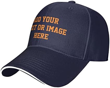 Персонализирајте ја капачето, додајте го вашето лого за текст или слика за сопствени капаци за бејзбол капа за камиони за мажи и жени