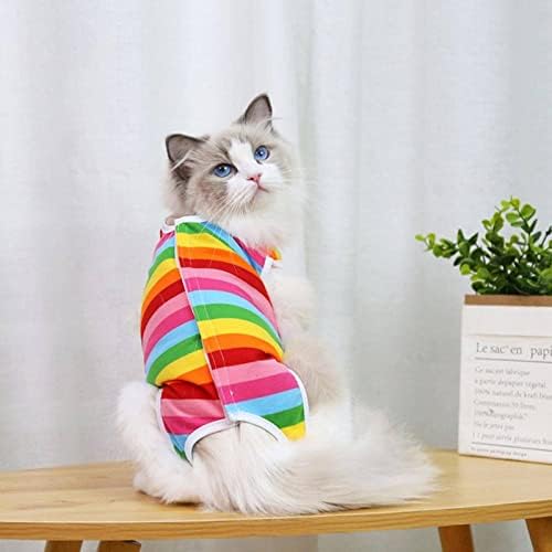 Облека за стерилизација на мачки Saxtzds, облека од четири сезони, облека за миленичиња по операција, наметка за медицинска сестра против