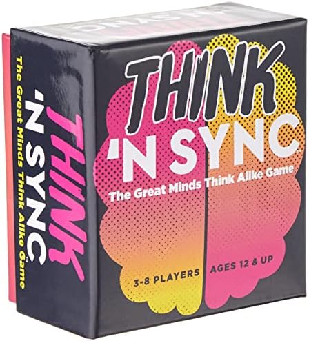 Gamewright-Think ' N Синхронизација-Големите Умови Размислуваат Слично Игра Со Карти