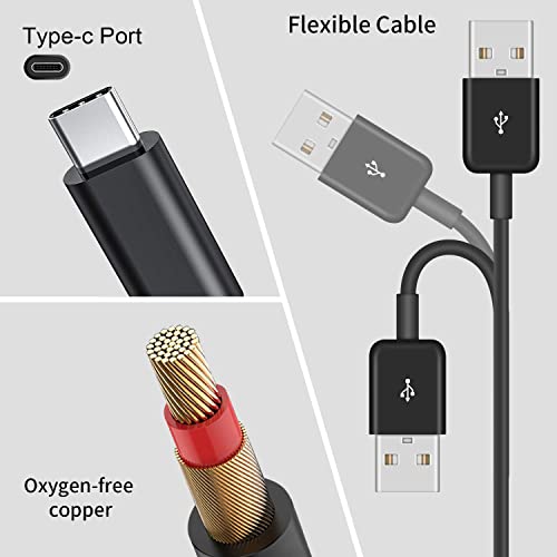USB C 5FT кабел за полнач за фенерчиња Goreit, Relybo, Thrunite TC15 v3, LED -косои на предните страни, крајбрежјето XPH30R, Fant.lux, Liteband