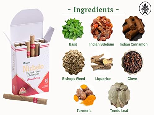 Nirbelo Herbal Cirgeette тутун бесплатно и никотин бесплатно за откажување од пушење и алтернативни 100 цигари на природата - пакет