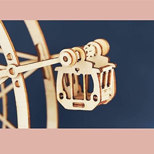 Музички подароци на Луваду DIY рачно изработени загатки 3Д собрани играчки ， Windup Spining Musical Box Diglation Musical Jewelry Box