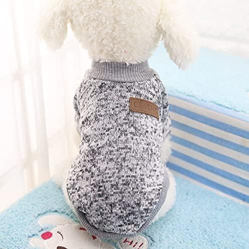 Класичен џемпер на кучиња Идепет, руно палто за мало, средно куче, топло милениче кучиња облека за мачки, меки кученца обичаи 2 боја