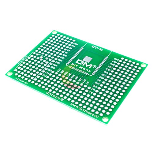 50x70mm Двоен страничен прототип PCB табла за леб за леб за леб за Arduino ESP8266 ESP-12F ESP-12E ESP32 ESP32S 5x7cm