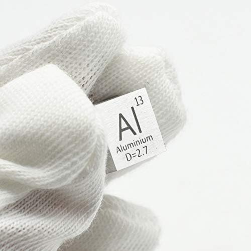 0,39 Алуминиумска коцка AL 99,99% 10мм коцка за густина на елементи