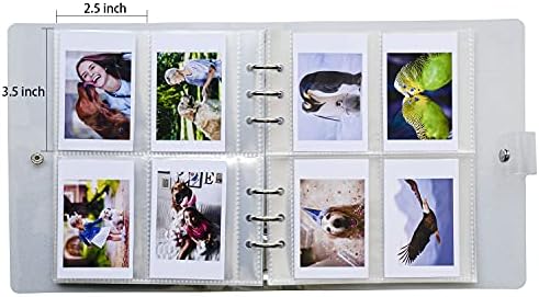 Senvady 200 џебови 3 инчен мини фото албум за Fujifilm instax mini 11 7s 8 8+ 9 25 20 50S 70 90 Polaroid Snap Liple Link Photo