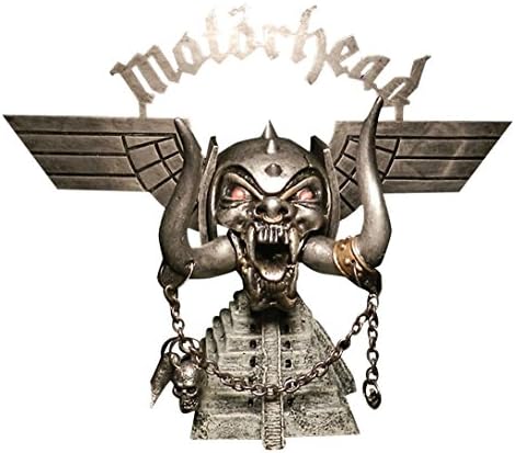 Motorhead Lemmy Kilmister Warpig Logo Tusk Skull Pyramid Statue Deluxe Heave Metal Rock Колекционерски колекционер