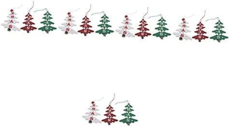 ПРЕТИЗУМ 15 Парчиња Приврзок За Новогодишна Елка Дрвен Украс ЗА Новогодишна Елка САМ Божиќни Приврзоци Дрво Дрво Висечки Украс Ѕвона За