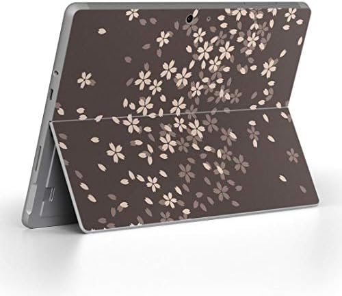 Декларална покривка на igsticker за Microsoft Surface Go/Go 2 Ultra Thin Protective Tode Skins Skins 001220 Цветни цвеќиња Цвет цвет