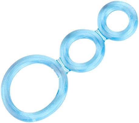 Ringsвони на силиконски пенис Трипл ланец прстени за подобрување на ерекцијата, долготрајни посилни машки секс играчки