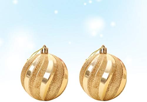 Валиклуд 6 парчиња елка што висат украси за сјајни превртки за божиќни празници за домашни забави Декорација за Божиќ