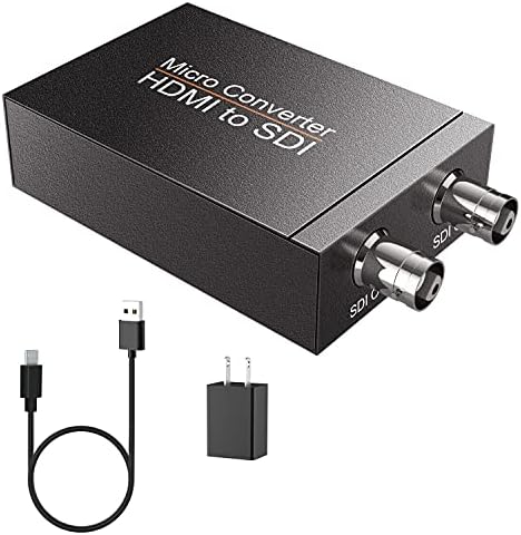 Вклучен Е Адаптер За Напојување На Конверторот Rybozen HDMI До Адаптерот За Напојување На SDI, Микро Конвертор 1 HDMI во 2 SDI