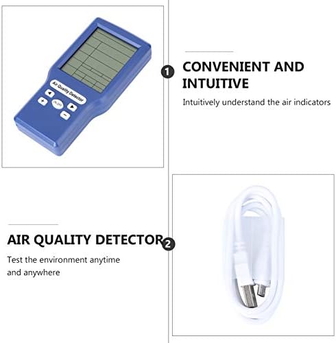 Монитор за квалитет на воздухот Јардве PM2.5 Формалдехид детектор Преносен PM10 тестер за затворен ТВОК Нестабилен органско соединение