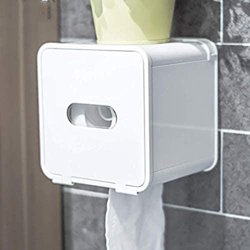 Shypt wallид монтиран држач за кутии за кујнски држач за кујна за хартија за бања, кујнски хартиена хартиена хартиена крпа, држач