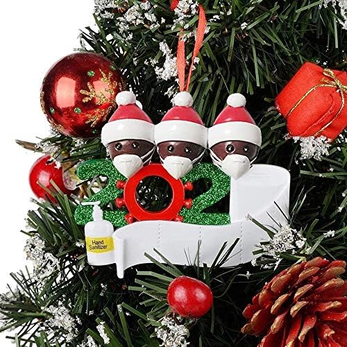 Божиќен украс Персонализиран комплет за Божиќни украси, Семејство семејство најновата тема креативен подарок Божиќни украси Дедо Мраз за