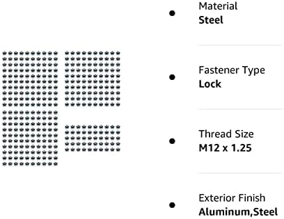 AllStar Performance All44103-350 12 mm x 1.25 Thread Lug Nut, 350 пакет
