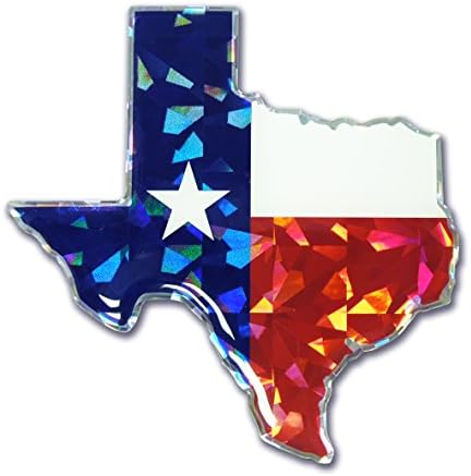 Држава Тексас Знаме Рефлектирачки Налепница Налепница