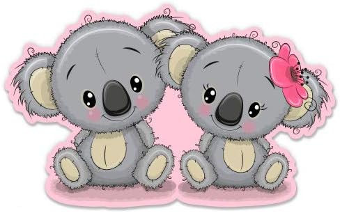 GT графика симпатична бебе коали - водоотпорна декларација Винил налепница
