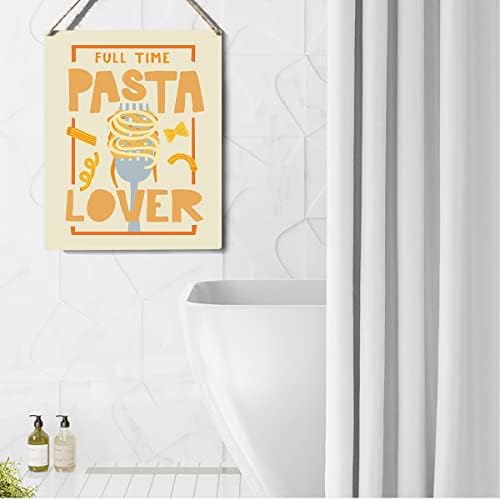 Љубител На Тестенини Знак Декор Со Полно Работно Време Љубител На Тестенини Дрвен Знак Плакета Ѕид Виси Италијанска Храна Постери Уметнички Дела