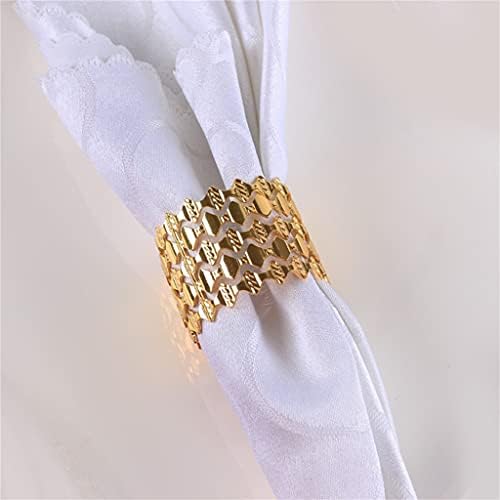 Lyе прстен од салфетка 6-парчиња салфетка тока пролетна салфетка прстен хотел ресторан за салфета устата крпа прстен прстен за салфетка
