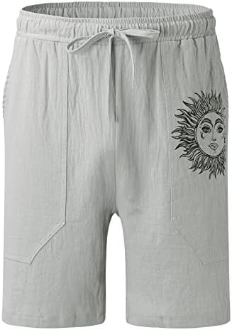 Sezcxlgg Men's Ripstop Strusting Шорцеви за пешачење Машки летни обични цврсти панталони за кратки панталони за панталони, панталони за големи