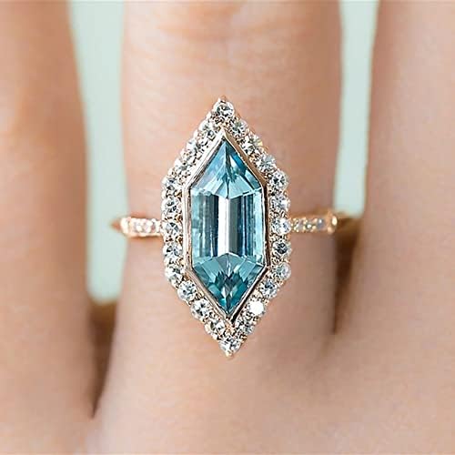 2023 Нова ангажман прстени накит предлог за роденден Подароци невестински ангажман забава прстени за прстен.