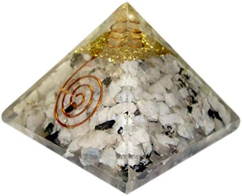 Sharvgun Moonstone Gemstone Gemstone Orgone Pyramid Генератор Реики Чакра