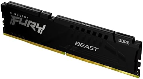 Kingston Technology Fury Beast Black 8 GB 5200MT/S DDR5 CL40 XMP 3.0 Подготвен компјутерски меморија единечен модул KF552C40BB-8