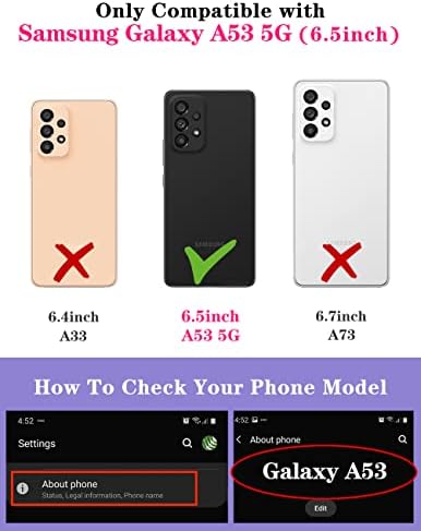 Goocrux За Samsung Galaxy A53 5G Случај Сонцето И Месечината Ѕвезди За Девојки Жени Симпатична Простор Девојка Телефон Покритие Мода Злато
