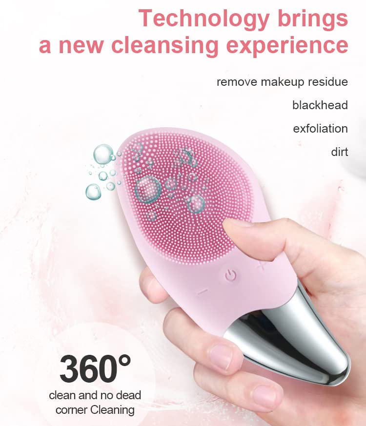 Четка за чистење на лицето за чистење на лице водоотпорен чистач на лице USB четки за лице што може да се полни лице за мажи за мажи