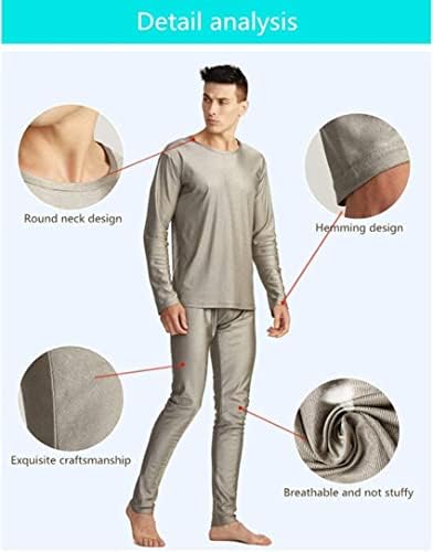 Заштита на зрачење на Аадекор, абење Долга долна облека Електромагнетско зрачење заштитно сребро влакна ЕМФ Заштита, еден костум, 3xL