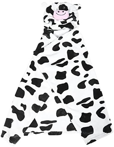 Тодмомија Бебе Свадл крава печати новороденче ќебе празно бело крава печатење бебешки работи бебе примање ќебе меко бебе за спиење