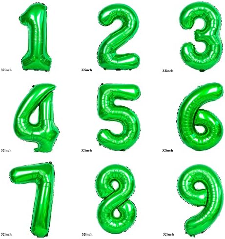 Фудбалски балони постави 10 -ти роденденски декорација, балони со тематски балони со 12 парчиња фудбал, број 10 броеви балон фудбал