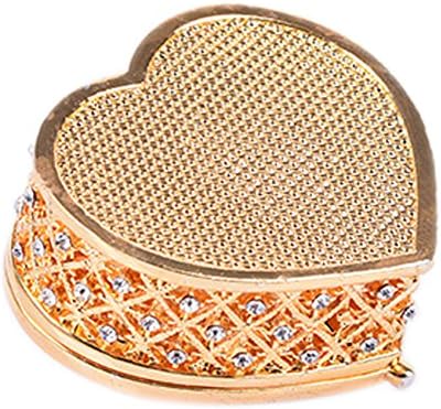 Кристално Срце Форма Накит Кутија Ситница За Прстени Ѓердан Богатство Кутија За Подароци За Свадба Денот На Вљубените