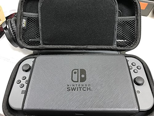 Случајот за носење на Lyj Nintendo Switch, куќиште за носење на тврда обвивка со 10 слотови за колички за игри, торбичка за носење школка за Nintendo Switch