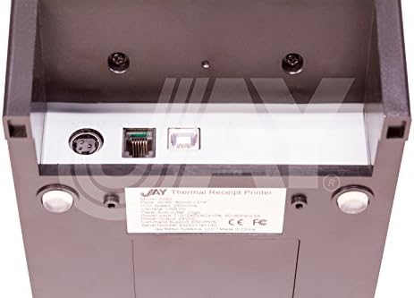 Mdеј Mdеј 6320 Пос печатач за термички прием, големина од 80мм/3⅛ ”, брзина на печатење од 250мм, хартија автоматски секачи, сигнали