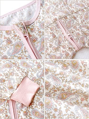 Ililmmoe muslin оригинал памук вреќа за спиење вреќа со нозе бебешки носени ќебиња долги ракави 1-4t