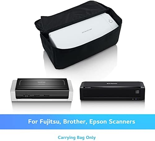 Компактен скенер за скенер за носење - Травел торба за Fujitsu ScansNap IX1300, Plustek, Epson и Brother Scanner употреба. Проповед за