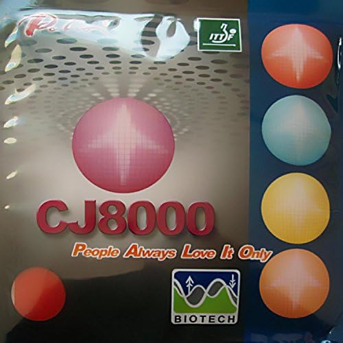 Palio CJ8000 Biotech 36-38 ° 2-страничен јамка тип пипс во гумен лист за тенис на маса