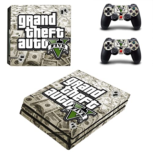 За PS5 Disc - Game Grand GTA Theft и Auto PS4 или PS5 налепница за кожа за PlayStation 4 или 5 конзола и контролори Декал Винил ДУЦ -5564