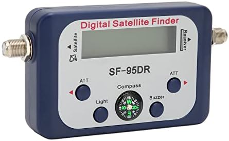 Пронаоѓач на сигнал за дигитален сателитски сигнал Zyyini, мерач на сателитски сигнал со LCD дисплеј, Bzuzzer и ATT функција, за Dish Network