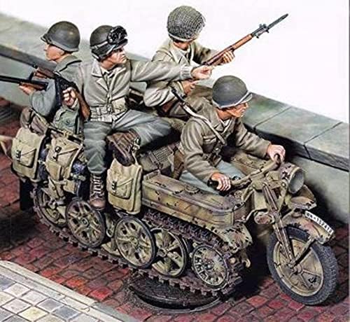Гудмоел 1/35 Втората светска војна, коњанички полк на коњаници, смола, модел на Војник/Неисправен и необоен минијатурен комплет/YH-3086
