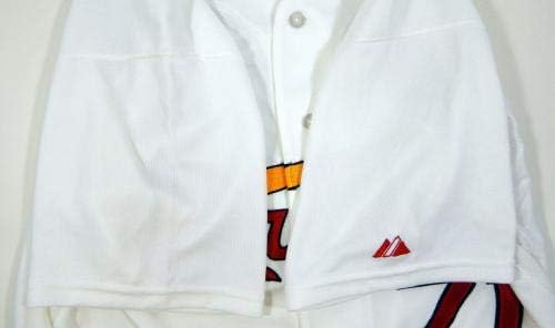 Сент Луис кардинали Сем Фримен 71 Игра издадена потпишана бела маичка HZ615304 - Игра користена МЛБ дресови