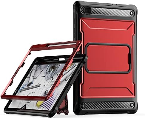 Таблет компјутер случаи случај компатибилен со Samsung Galaxy Tab S6 Lite 10.4 2020 SM-P610/P615-тешка должност солиден шок-изолирана заштитна