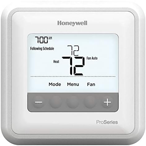 Honeywell Th4110U2005/U T4 Pro Програма Mable Thermostat, бело