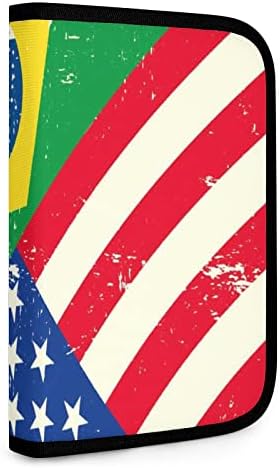 Знаме на сад И бразил Држач За Организатор На Алатки Со Дво-преклопен Џеб Мултифункционална Ткаенина Преклопна Преносна Торба За Алат Патент