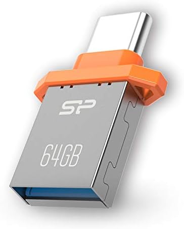 СИЛИКОНСКИ МОЌ USB Меморија 64GB Тип-C + Двојна USB 3.2 Gen1 C21 SP064GBUC3C21V1O