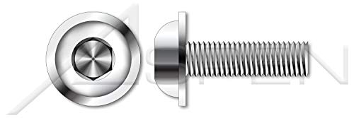 M5-0,8 x 16mm, ISO 7380-2, метричка, завртки за капаче за капаче на капакот на копчињата, не'рѓосувачки челик А2, не'рѓосувачки челик